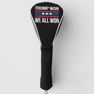 Trump Gewonnen Wir Alle Gewonnen 2024 USA-Flagge T Golf Headcover