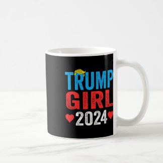Trump Girl 2024 Niedlich Trump Flag Frauen Mädchen Kaffeetasse