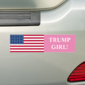 Trump Girl Autoaufkleber (Auf Auto)