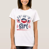 Trump Girl Girly Design T-Shirt (Vorderseite)