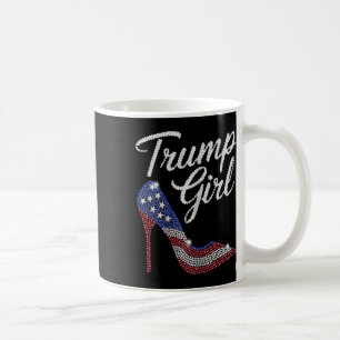 Trump Girl High Heel American Flag Bling Patriot T Kaffeetasse