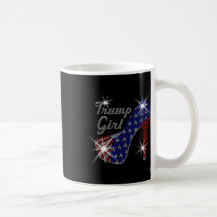Trump Girl High Heel American Flag Wahl Donald Tru Kaffeetasse