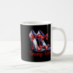 Trump Girl High Heel Stilettos amerikanische Flagg Kaffeetasse