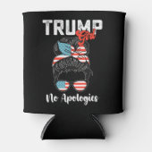 Trump Girl: Keine Entschuldigungen für Präsidentsc Dosenkühler (Vorderseite)