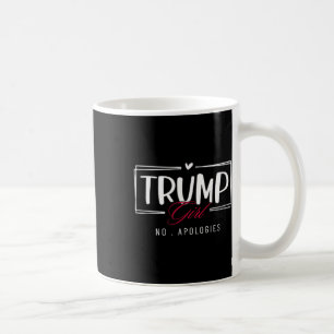 Trump Girl No Apologien Usa Flag Wahl 2024 Wom Kaffeetasse