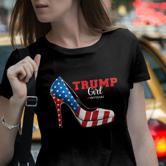 Trump Girl Patriotic High Heel - Amerikanische Wah T-Shirt