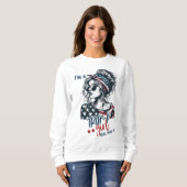 Trump Girl Sweatshirt (Vorne ganz)