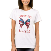 Trump Girl T - Shirt für Frauen, Wahlen 2024