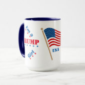 Trump Girl - Tasse (Vorderseite Links)