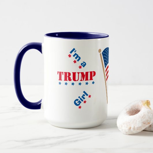 Trump Girl - Tasse (Mit Donut)