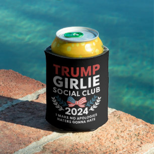 Trump Girlie Coquette Sozialclub-Schleifenwahl  Dosenkühler