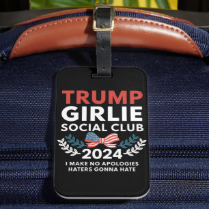 Trump Girlie Coquette Sozialclub-Schleifenwahl  Gepäckanhänger