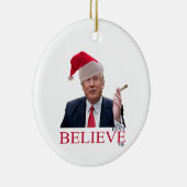 Trump, GLAUBE mich nicht Keramikornament (Rechts)