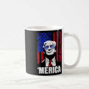 Trump glücklich am 4. Juli Trumps amerikanische Fl Kaffeetasse