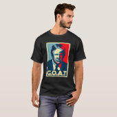 Trump GOAT Middle Finger Ich bin zurück Wahlen 202 T-Shirt (Vorne ganz)