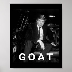 Trump Goat Republikanischer Konservativer Gift Tru Poster