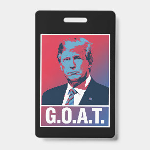 Trump GOAT Wahl 2024 Republikaner Vintage Ausweis