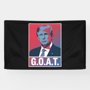Trump GOAT Wahl 2024 Republikanischer Vintag Banner