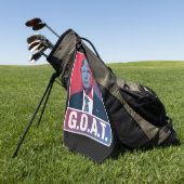 Trump GOAT Wahl 2024 Republikanischer Vintag Golfhandtuch (Gras)