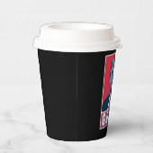 Trump GOAT Wahl 2024 Republikanischer Vintag Pappbecher (Rechts)