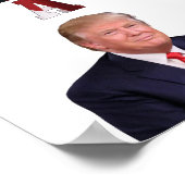 Trump Gold 💖 Präsident 💕 USA 45 47 Poster (Ecke)