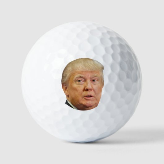 Trump Gold 💖 Präsident 💕 USA Golfball (Vorderseite)