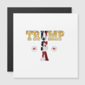 Trump Gold Presidential USA Magnetkarte (Vorne/Hinten)