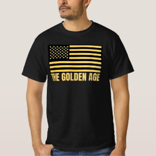 Trump Golden Age American USA Flag Wahlsieger T-Shirt