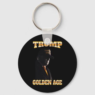Trump Golden Age Silhouette Mega 45 47 Golden Kraw Schlüsselanhänger