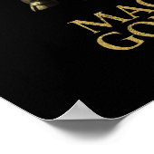 Trump Golden Calf Poster (Ecke)