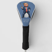 Trump Golf Ball Head Cover Golf Headcover (Vorderseite)
