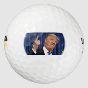Trump Golf Balls (Trump Finger Pointing) Golfball