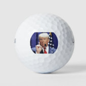 Trump Golf Balls (Trump Finger Up) Golfball (Vorderseite)
