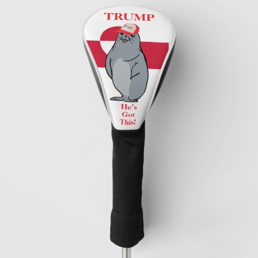 TRUMP GOLF HEADCOVER (Vorderseite)