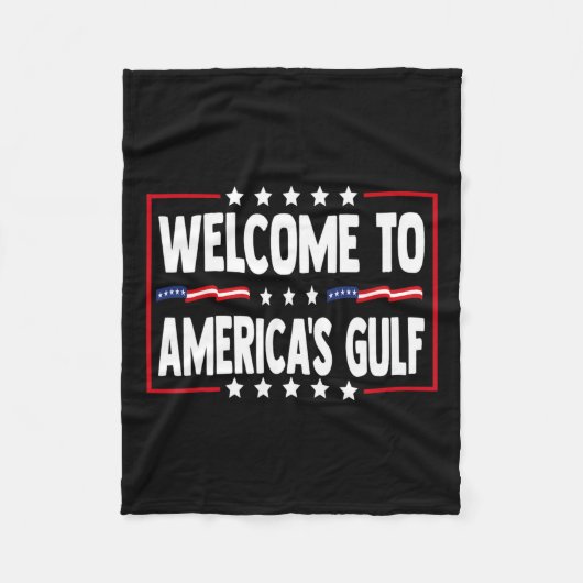 Trump Golf von Amerika Der sonnige Golf von Mexiko Fleecedecke (Vorderseite)