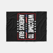 Trump Golf von Amerika Der sonnige Golf von Mexiko Fleecedecke (Vorderseite (Horizontal))