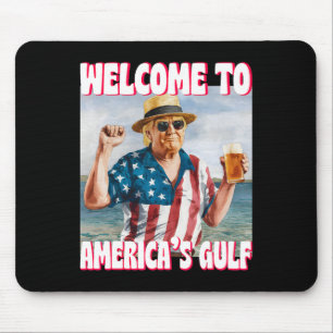 Trump Golf von Amerika Der sonnige Golf von Mexiko Mousepad