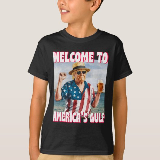 Trump Golf von Amerika Der sonnige Golf von Mexiko T-Shirt (Vorderseite)