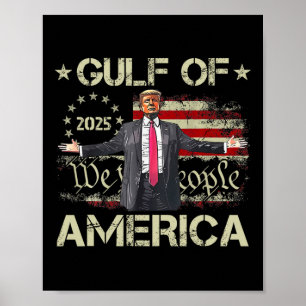 Trump Golf von Amerika nach der amerikanischen Fla Poster