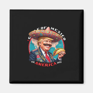 Trump Golf Von Mexiko Est Amerika 2025  Magnet
