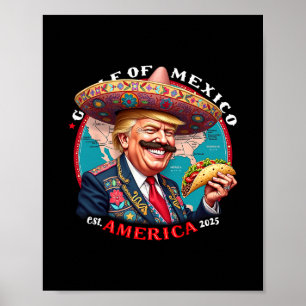 Trump Golf von Mexiko Est Amerika 2025  Poster