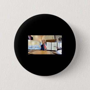 Trump Golf von Mexiko Patriotischer Präsident Trum Button