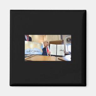 Trump Golf von Mexiko Patriotischer Präsident Trum Magnet