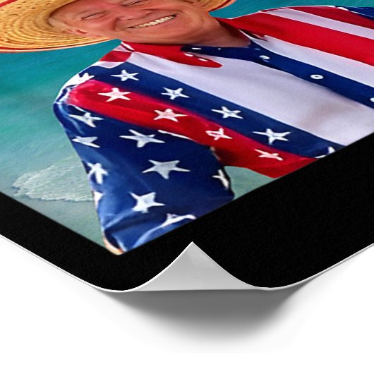 Trump Golf von USA Poster (Ecke)