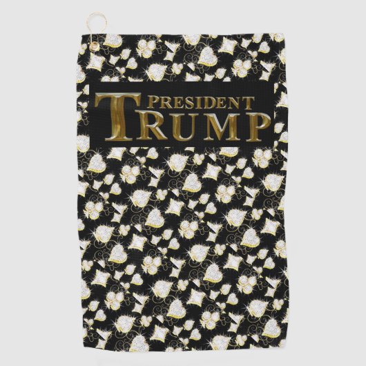 TRUMP GOLFHANDTUCH (Vorderseite)