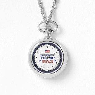 Trump Got den Rücken Armbanduhr