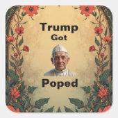 Trump Got Poped On Sticker (Vorderseite)