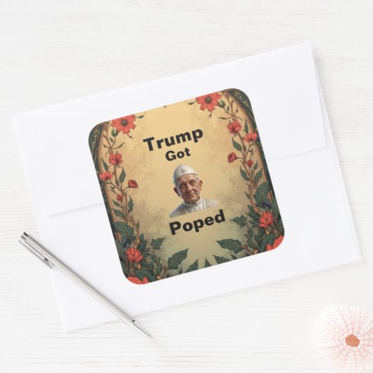 Trump Got Poped On Sticker (Umschlag)