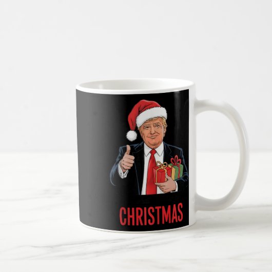 Trump Got, was ich zu Weihnachten-Weihnachten-Weih Kaffeetasse (Rechts)