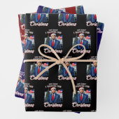 Trump Got What I Wanted for Christmas Geschenkpapier Set (Beispiel)